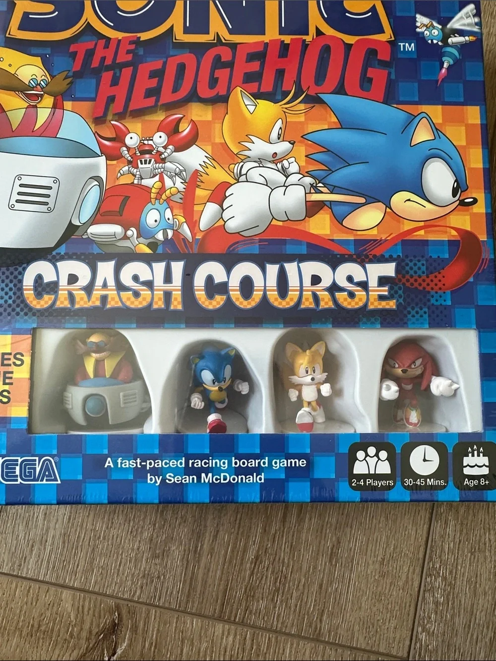 Sonic the Hedgehog Crash Course Board Game NIB Family Racing Game
